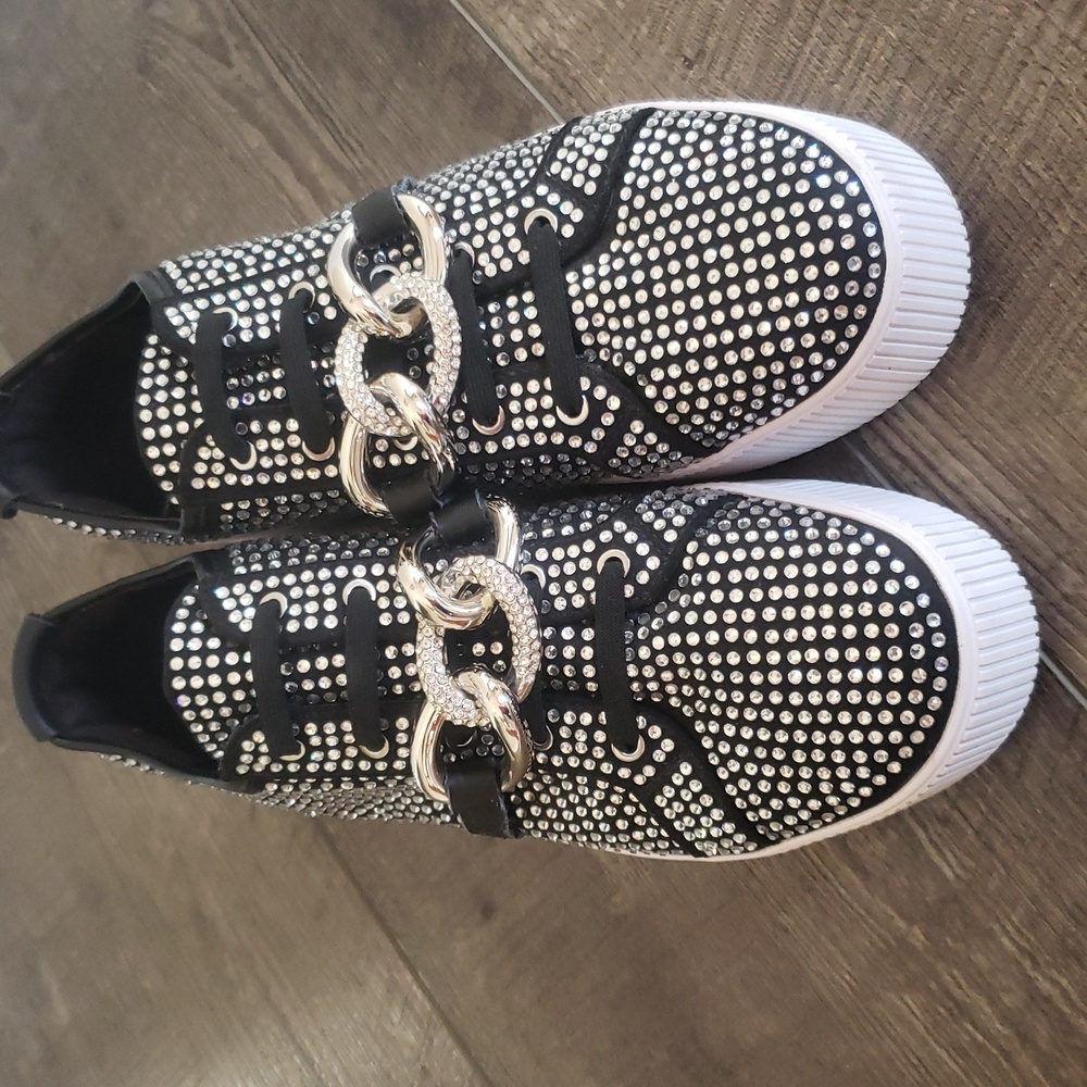 Karl Lagerfeld Studded Platform Sneakers